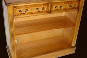 Yew Open Bookcase with Drawers