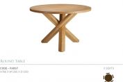Solid Oak round table