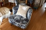Grey armchair