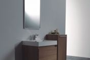 Europa Oasis 1th Cherry Oak Vanity Basin, Cabinet & Mirror A600