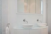 White Bespoke Bathroom Furniture