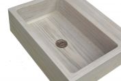 Grey Stained Geo Sink