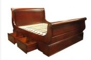 Celtic Sleigh Bed with Storage