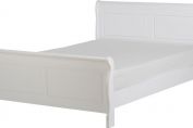 White bed frame