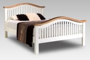 Poppy Painted Pine and Oak Bedframe