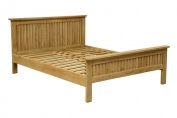 Mangat Oak Shade Solid Wood Bed Frame