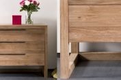 Light Frame Teak chest of drawers