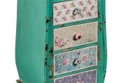 Patchwork 5 Drawer Chest