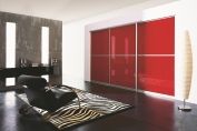 Red sliding doors system
