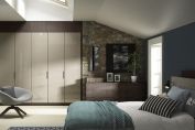 Bedroom sliding doors system