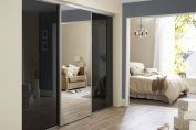 Full Classic Black Silver Mirror