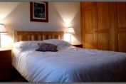 Hardwood Double bed in spalted ash