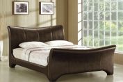 Leather Frame Bed