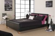 Serene Savona Faux Leather Bed Frame