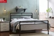 Ruskin Dark Metal Bed Frame