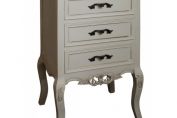 CHATEAU 3 DRAWER BEDSIDE CABINET
