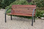 Garden Furniture Menorca Bench - Wood & Metal