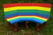 Multicoloured Children's Buddy Bench