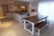 Hand Built Kitchen Table and Benches