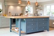 Classic kitchen painted in traditional colours