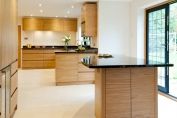 Contemporary Oak Veneered Kitchen
