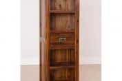 Bourbon small narrow 1drw Bookcase