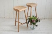 Weathered Oak Cricket Stool