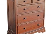 Boston 2 Over 3 Mahogany Chest