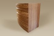 BOW FRONTED CHEST OF DRAWERS 2