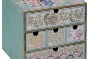 Patchwork Patterned Mini Chest of Drawers