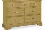 Hampstead Oak 3+4 Drawer Chest