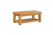Clovelly coffee table with shelf