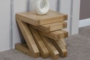 ZiaZan Oak Nest of 3 Tables