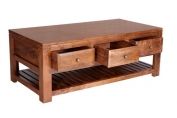 MANHATTAN LIGHT MANGO 3 DRAWER COFFEE TABLE
