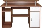 Albany Computer Desk Walnut by Alphason