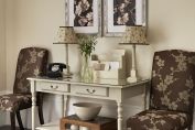 French 2 drawer table