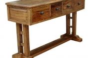 MANGO WOOD PROVENCE REFECTORY CONSOLE TABLE