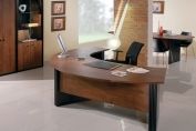Direction Classic Curved Top Executive Desk + Curved Return Unit