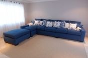 Hand Built Bespoke upholstered corner sofa