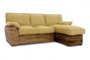 Lichfield Banana Leaf 3 Seater Conservatory Sofa with Chaise