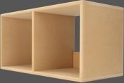 I-CUBE LP-200 Vinyl Record LP Storage Unit MDF Wood