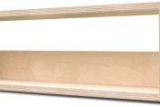 Lacquered Birch Wood CD Rack
