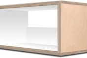 Birch Wood & Ice White CD Unit