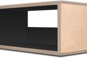 Birch Wood & Studio Black CD Unit