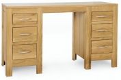 Oregon Oak Double Pedestal Desk