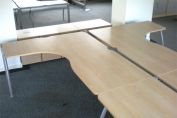 Radial desk
