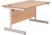 Jemini 1200mm Cantilever Rectangular Desk Beech KF838075