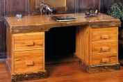 Executive Desk from reclaimed railway sleepers