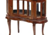 Kidney Style Mahogany Drinks Cabinet