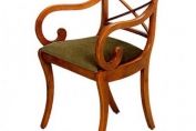 Bradley Mahogany 275 Cross Stick Carver Chair